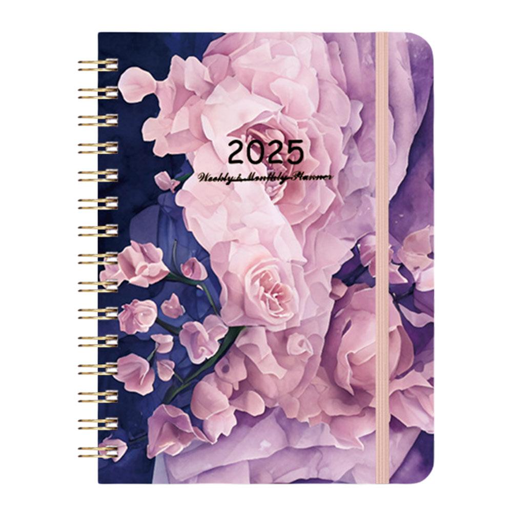 Agenda 2025 A5 Diary Planner Spiral Bound Weekly Planner Notebook with Monthly Tabs Monthly Planner for Office School