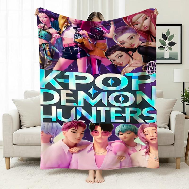 Kpop Witchers Witchers Peripheral Blankets Blankets Flannel Nap Blankets Blankets Printed Office Sofa Blankets