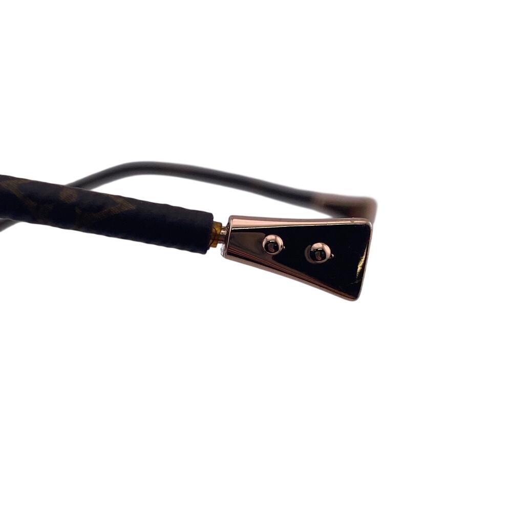LOUIS VUITTON Z0781E Gold Plated Charlotte sunglasses black Gold Plated Used