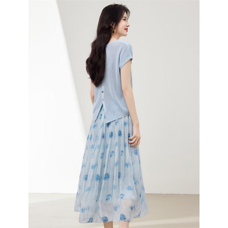 Women's Summer Floral Two-Piece Outfit
