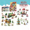 TOYLINX DIY Toys Christmas Series Building Block Education Set Kids with Multiple Christmas Elements for Holiday Decorations