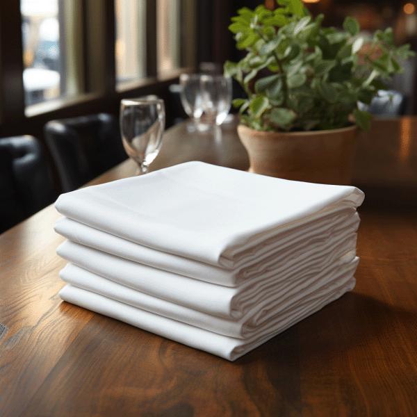 Cloth Napkins White 10 Pieces 30X30Cm