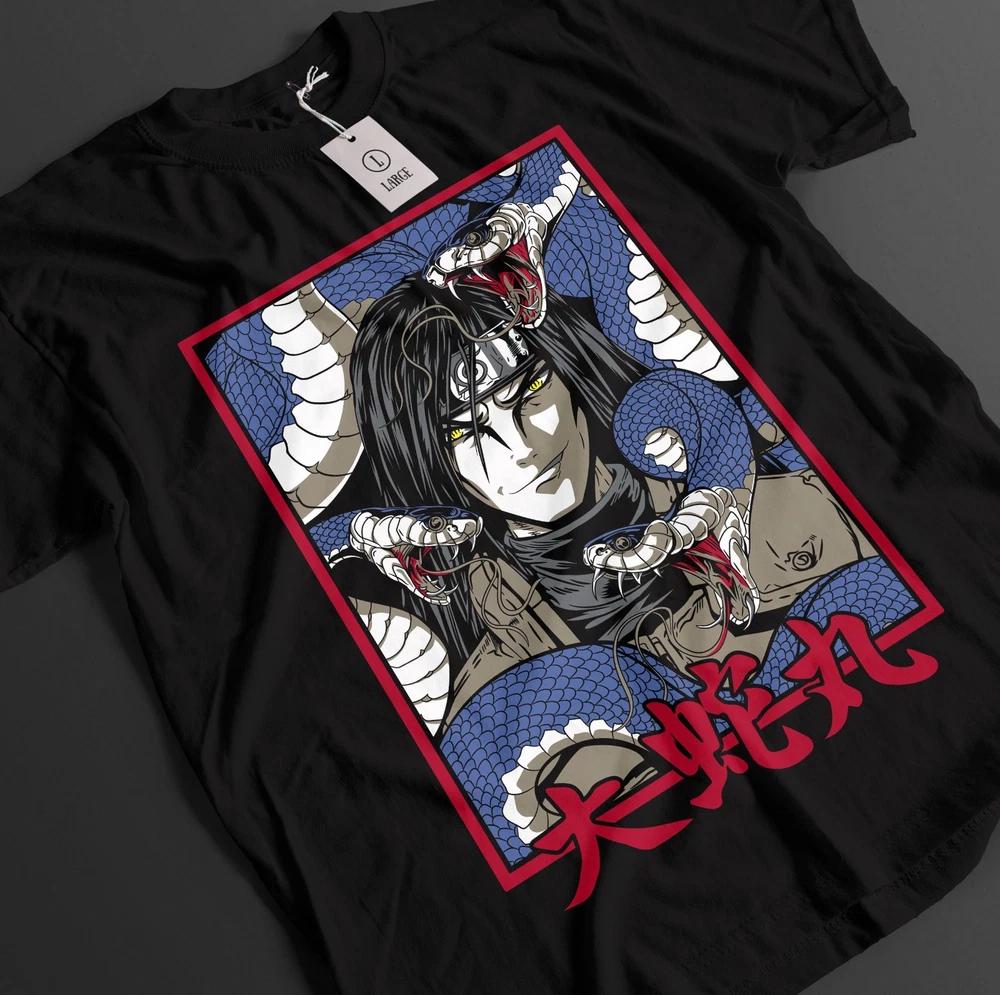 Naruto Shirt Orochimaru Tshirt Tsunade TShirt Sasuke Anime Jiraya Unisex Tee S