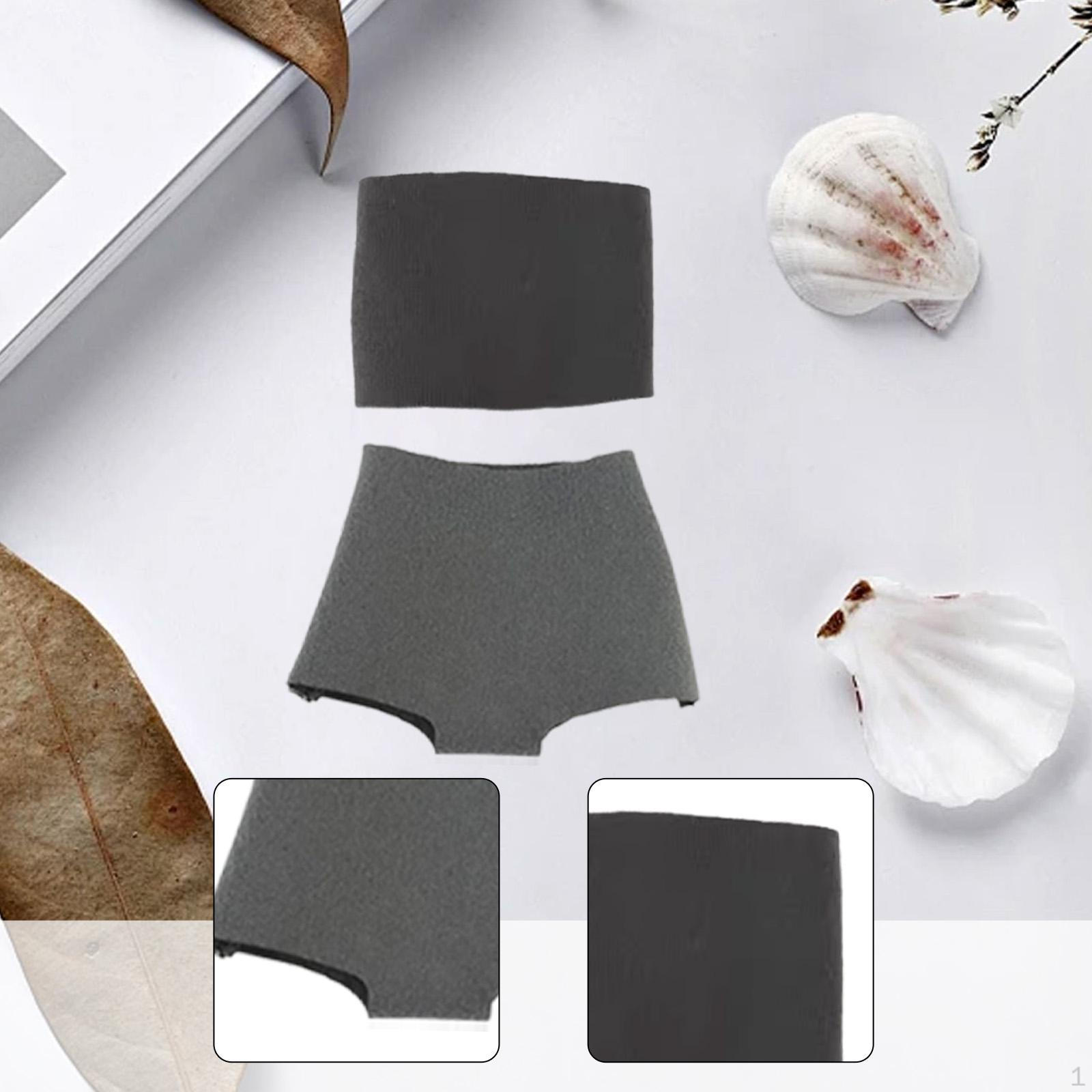 

1/6 Scale Action Figure Apparel Tube Top And Shorts Gray