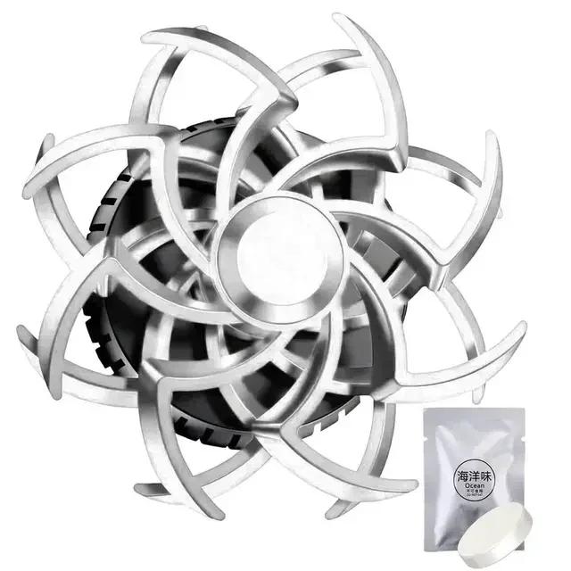 Car Fragrance Bidirectional Rotation Perfume Snowflake Diffuser -Refreshing Aroma, Cool Design, Multiple Scents, Easy Vent Attac