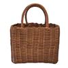 Wear Resistant PVC Woven Picnic Basket For Camping Outdoor Gatherings And Beach Parties With Large Capacity