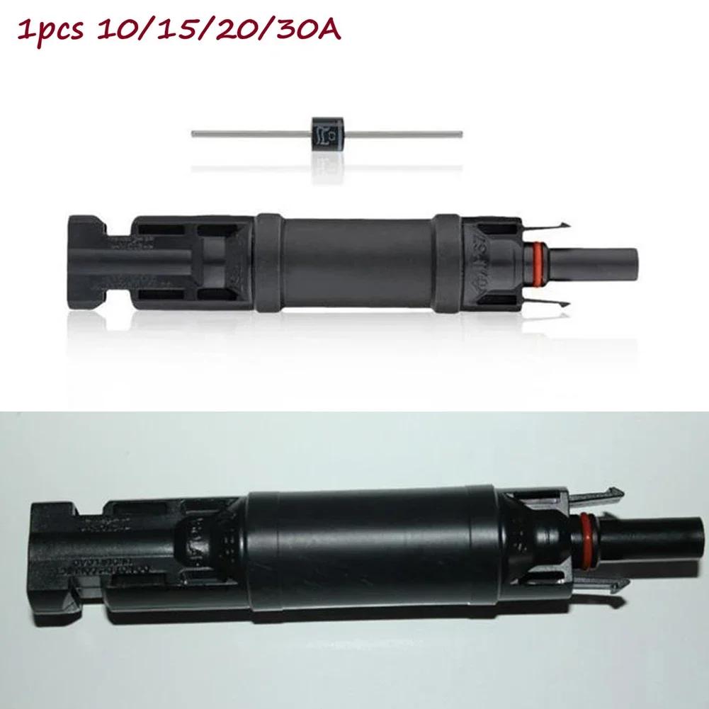 For 10/15/20/30A Diode Waterproof Connector Low Frequency Black Cable Compatible Connector Panel Parts Accessories