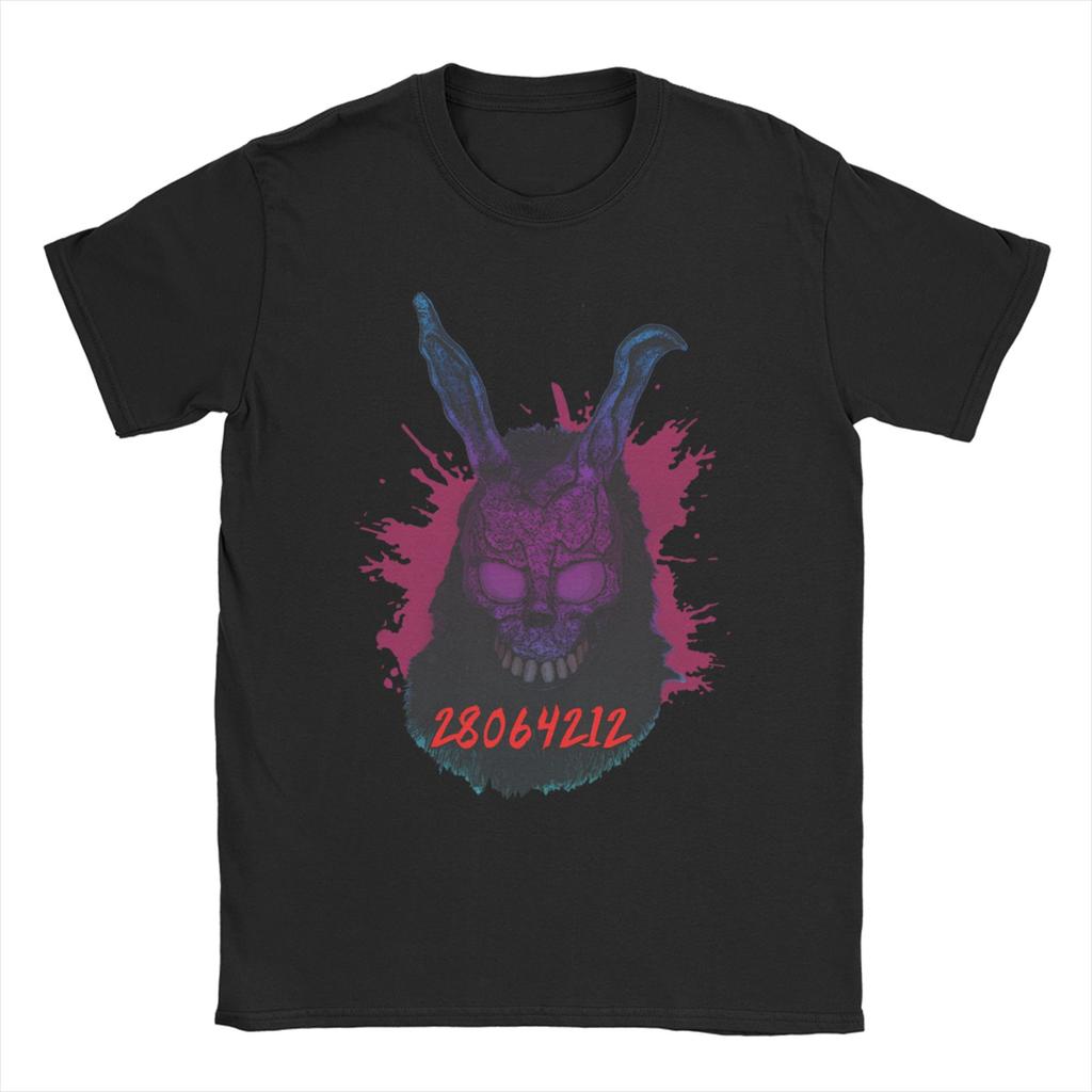 Vintage Donnie Darko Airlines TShirts Unisex Women Crewneck Cotton T Shirts Short Sleeve Tees Plus Size Clothing