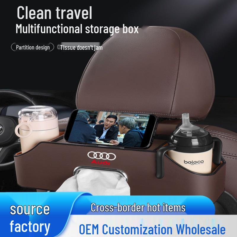 Multifunctional Car Seat Back Organizer and Storage Box