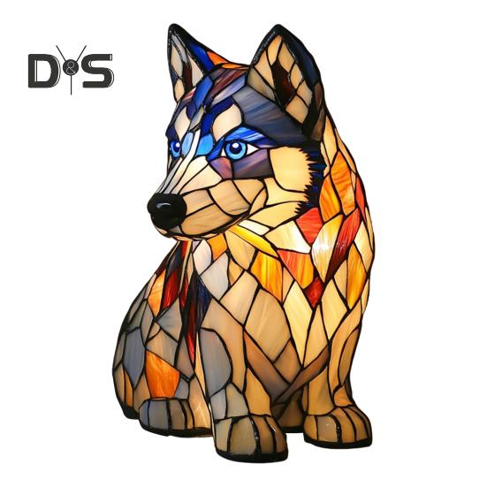 

Настольная лампа в виде щенка, винтажная лампа в виде корги и мопса, прикроватная тумбочка из смолы с изображением животных, ночник, светодиодный светильник в собачьей тематике для спальни, гостиной, офиса C