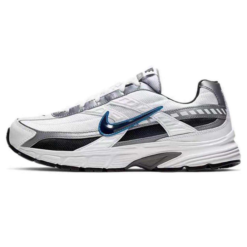 Nike Initiator Cushioning Abrasion Resistant Cushioning, Wear Resistant Low top Running Shoes Men's Blue Black 394055-101(TeamThree-)