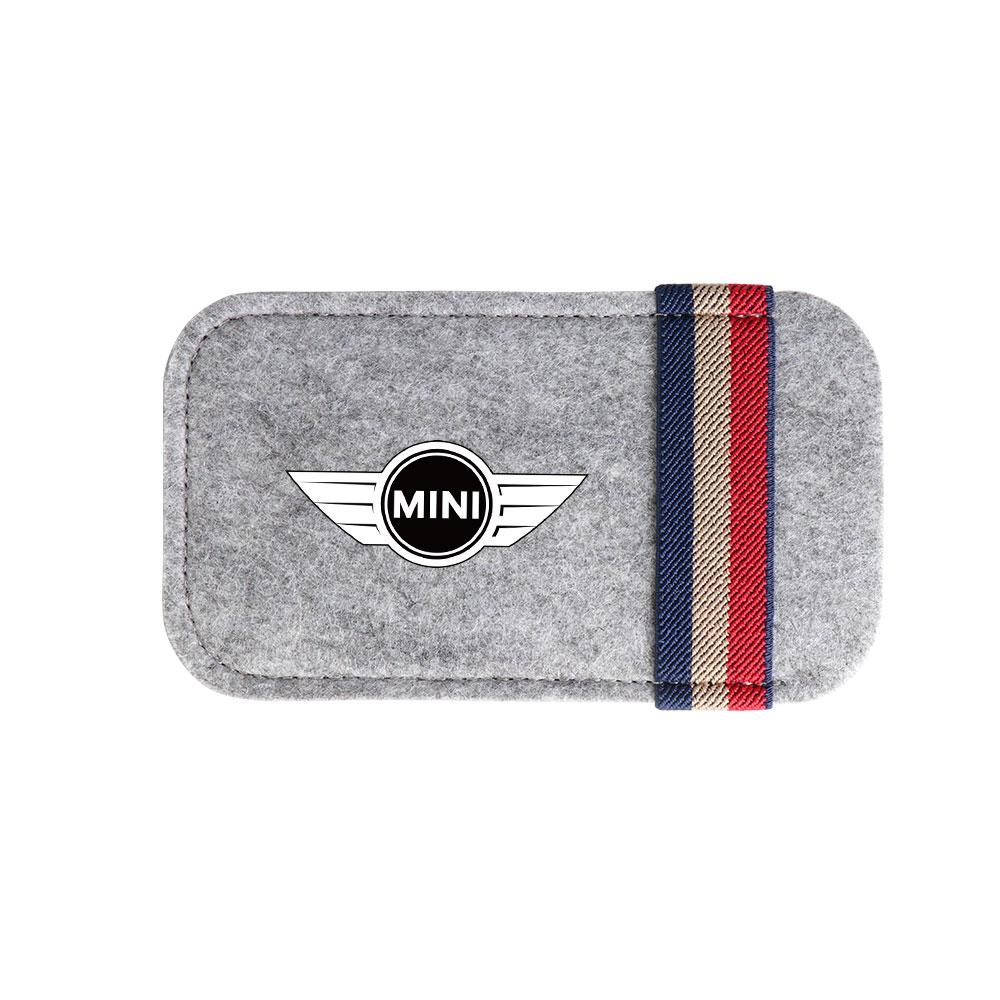 

Car Sun Visor Eyeglasses Storage Bag Organize Glasses Clip For MINI WORKS One Cooper JCW R60 R59 R58 R57 R56 R55 R53 R52 F54 F60