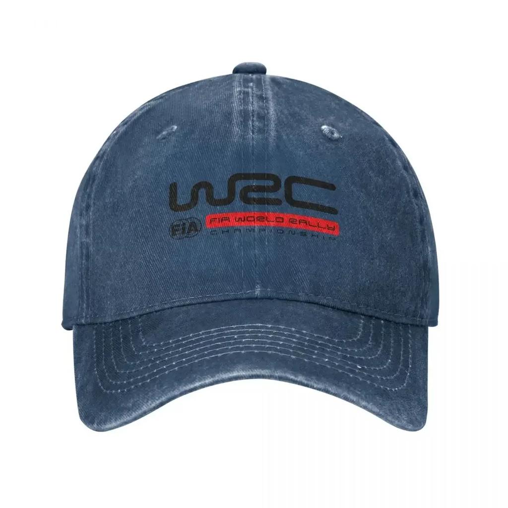 WRC World Rally Championship Men Baseball Cap Auto Racing Distressed Washed Caps Hat Running Golf Unstructured Soft Snapback Cap