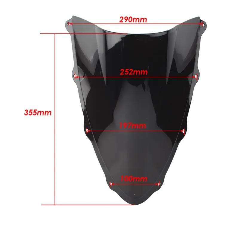 Motorcycle For Ducati 1299 1299S Panigale S 959 Double Bubble Windshield Deflector Protector Wind Screen 2015-