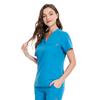 Women's Hand Washing Clothes Set, Oral Clinic Operating Room Nurse Uniform, Short-sleeved V-neck Top