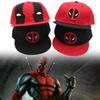 Adjustable Baseball Deadpool Cap Flat Brim Hat Accessory Decorations