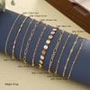 10 Pcs Dainty Gold Color Chain Bracelets Set for Women Gold Plated Link Chain Bracelets for Women Trendy Stackable Jewelry Gifts
