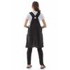 Anes Tunic-Style Apron, Cafe Apron, A-Line Overalls, Restaurant Apron, Cooking Apron, Nursery Teacher Apron, Women's, Khaki #p537