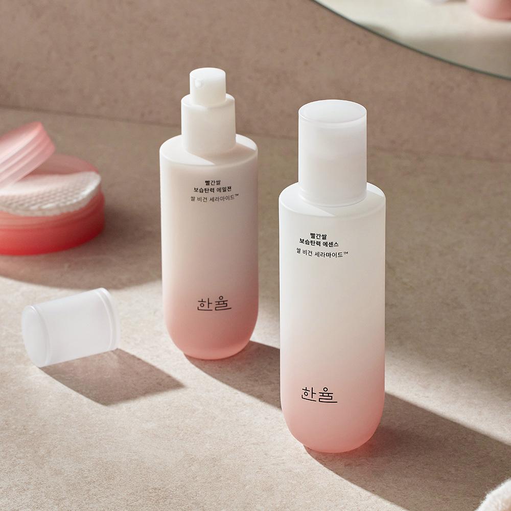 Hanyul [gift Set] Hanyul Red Rice Moisturizing And Elastic 2 Piece Set  Essence 150ml+emulsion 125ml 