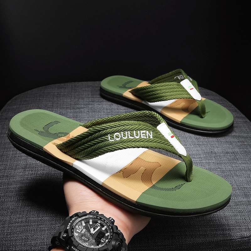 

Men s flip-flops ins tide summer anti-skid room wear sandals slippers men s sandals beach shoes men 45