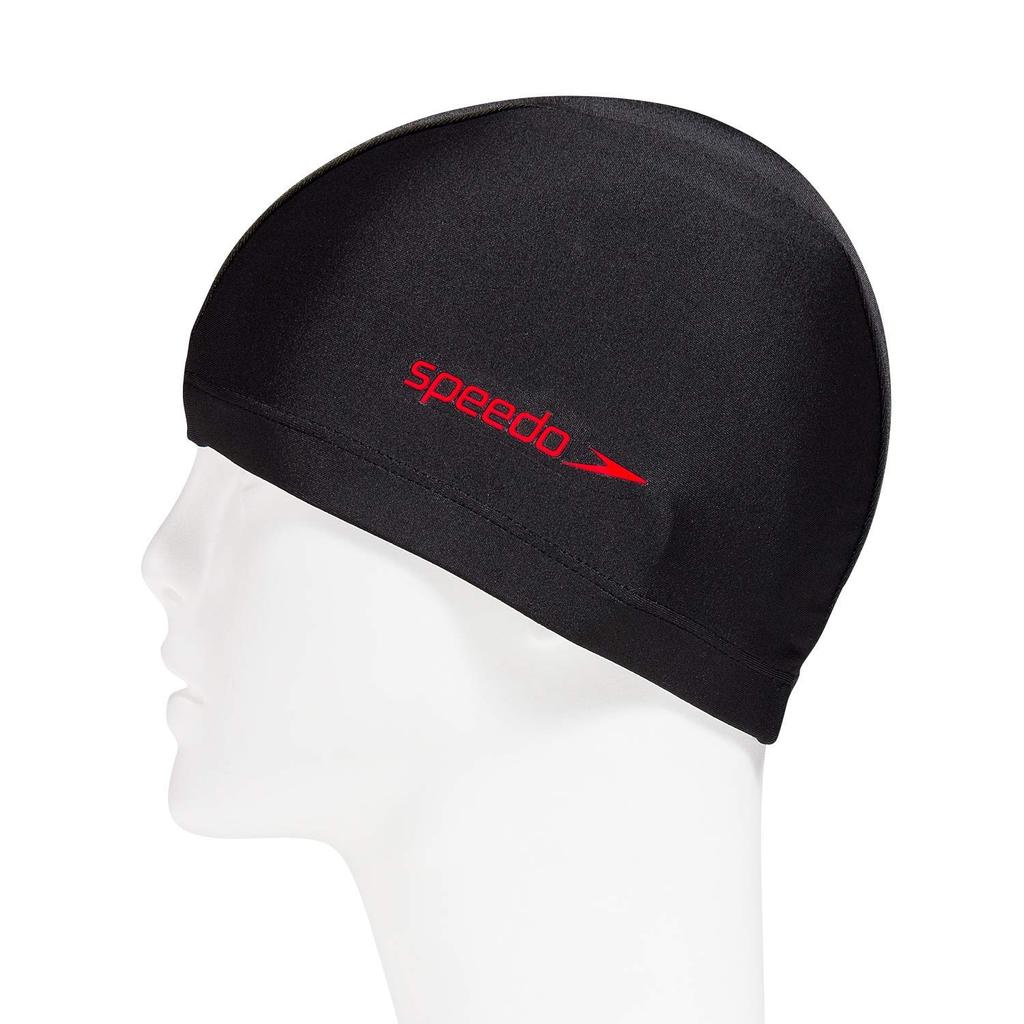 Speedo Swim Cap Tricot Cap Swimming Unisex SD97C41 Black/Red FREE