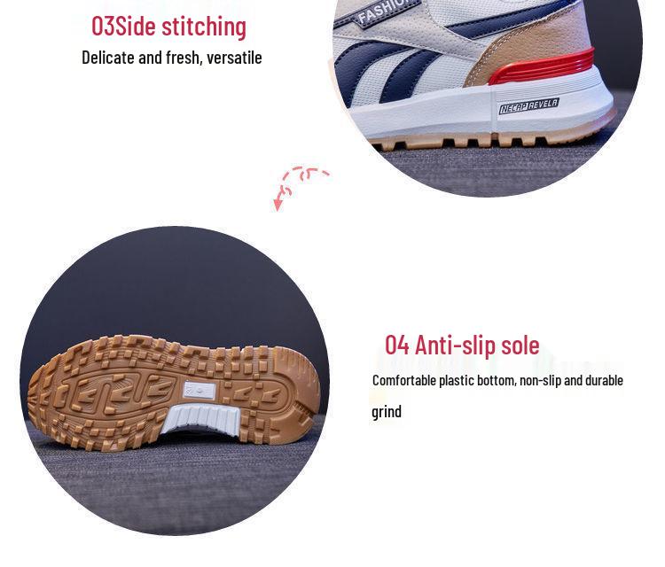 Weißer Frühling 2025 Unisex Mode Leichte Atmungsaktive Laufschuhe