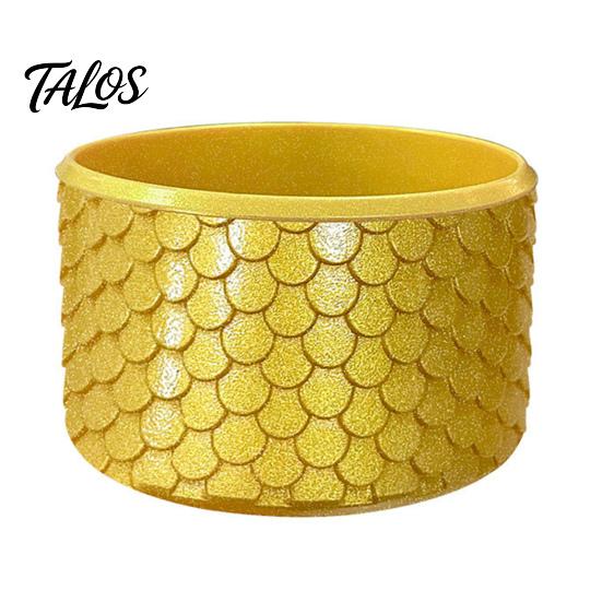 Portable Bottle Sleeve for Commute Silicone Cup Boot, Fish Scale Pattern Decor, Soft Elastic Water Protector Protective Sleeve, Anti-Slip Bottom Cover