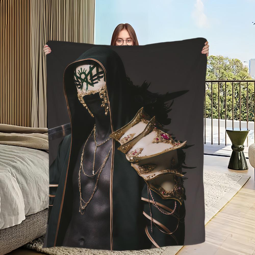 

S-Sleep Token Even in Arcadia Плед Фланелевый теплый комфортный мягкий плюшевый плед Для Пикника Кроватей Диванов Домов И Спален 30x40in