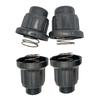 2pcs Grill Igniters Replacement Caps Plastic Push Button with Spring Spark Generator Knob Outdoor Cooking Supplies