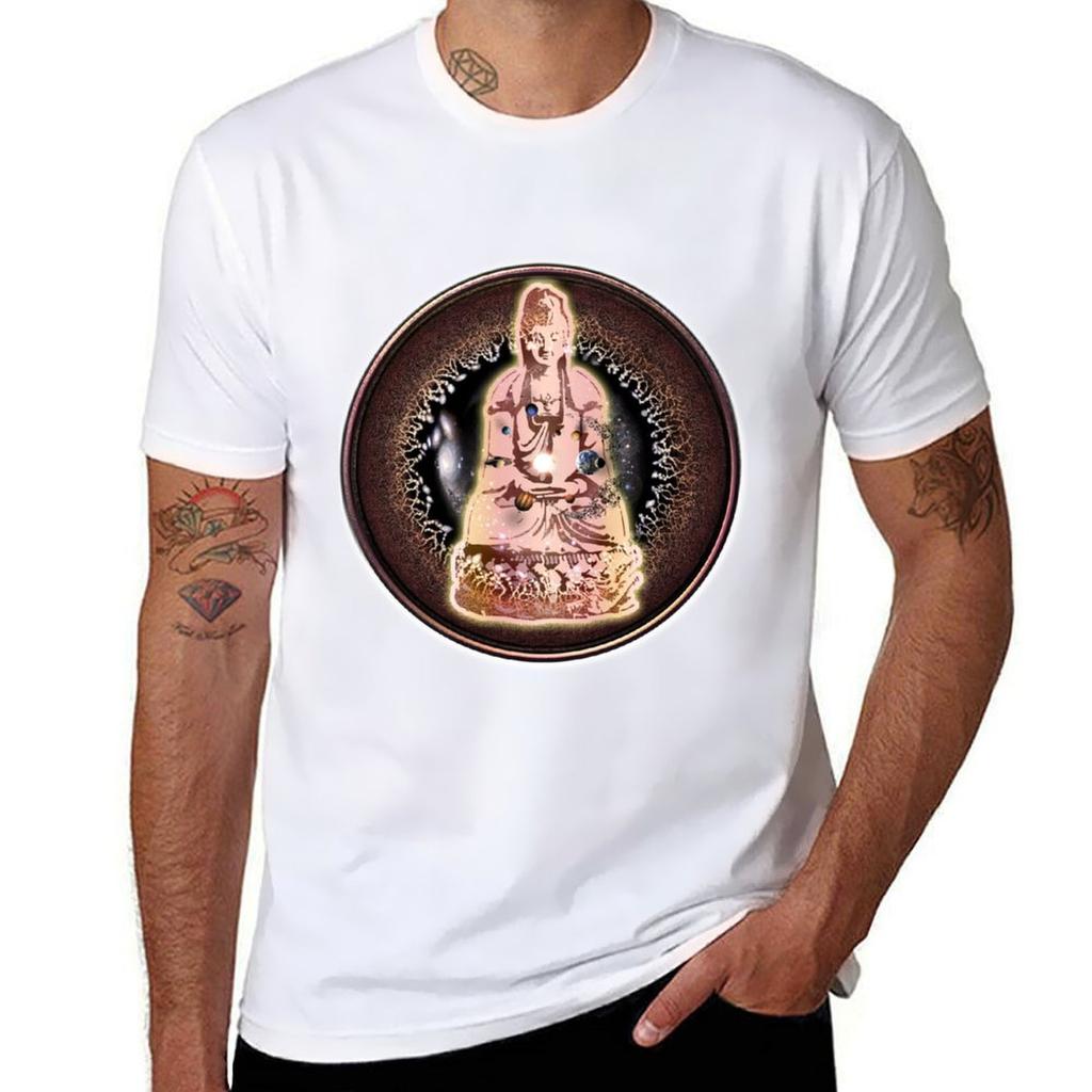 Kuan Yin And The Universe Tshirt Utility Casual Work Tshirt