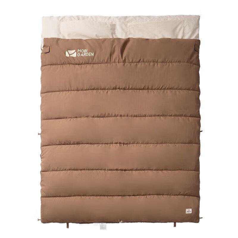 Mobi Garden 3.2kg Brushed Cotton Envelope Sleeping Bag