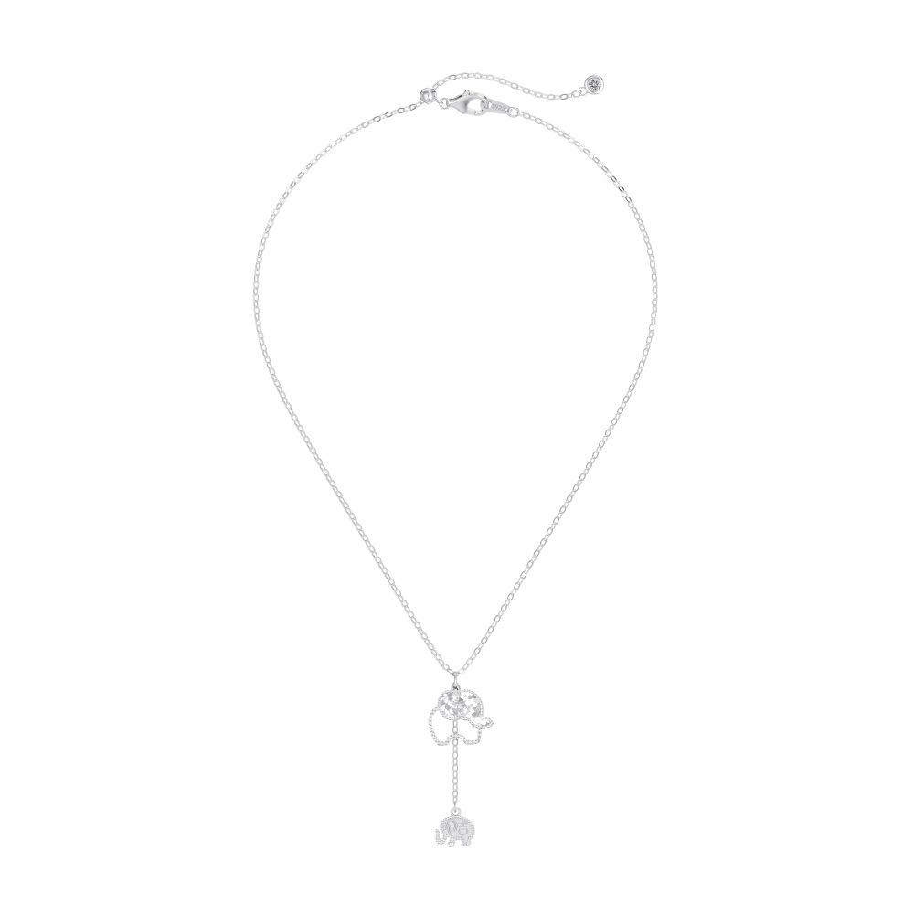 S925 Sterling Silver Elephant Pendant Necklace for Women - Versatile, Brings Good Luck, Perfect for Any Occasion. S925 Silver