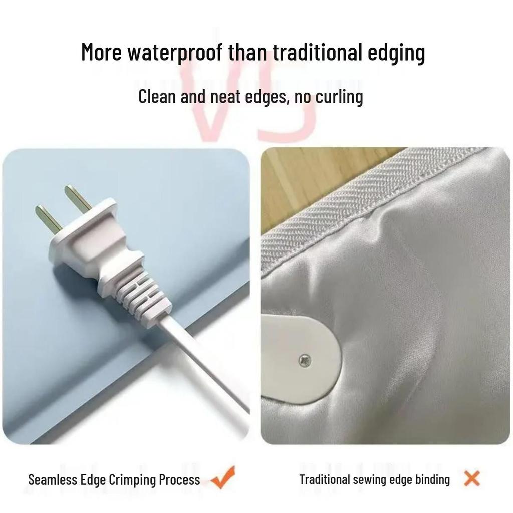 Waterproof Flame-Retardant Electric Heating Pad for Pets - Adjustable Temperature Control for Cats, Dogs, and Reptiles