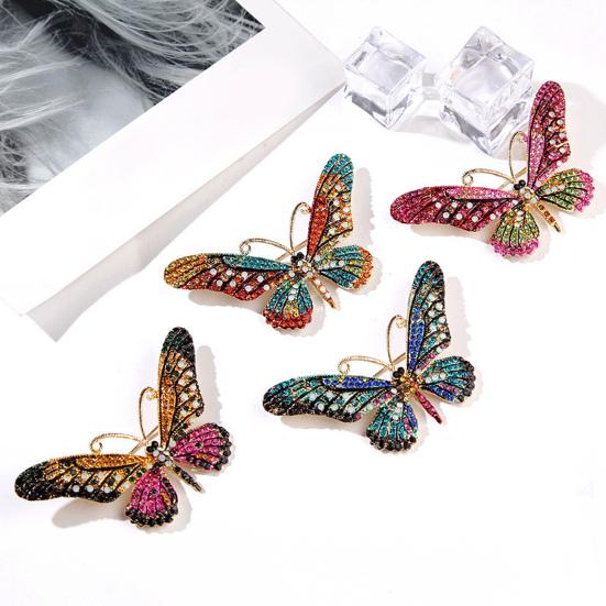 

Брошь Булавка Геометрической Формы Стразы Инкрустация Эмалью Яркий Блеск Темперамент Одежда Соответствующая Винтажная Леди A