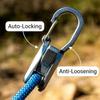 Rope Rollers 6 Pack Paracord, Rope Roller Tensioner Adjuster, Stainless Steel Heavy Duty Knot-Free Cam Lock Buckle, Tie-Down Cargo Tightening