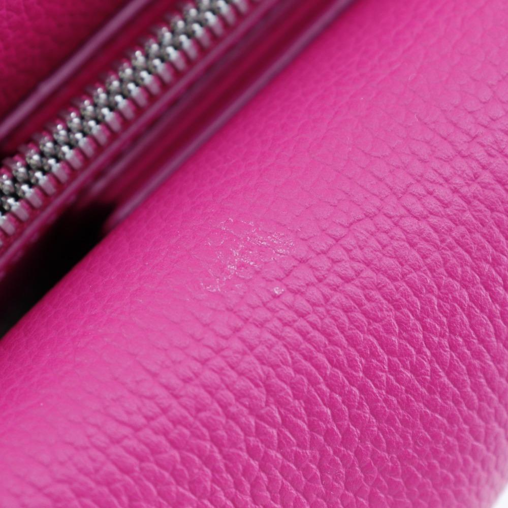 MCM Mirror Handbag MWT 6SMA04 PU001 2WAYShoulder Pink Leather Women Used