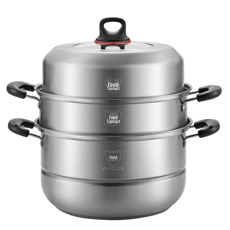 MAXCOOK Stainless Steel Steamer & Stockpot