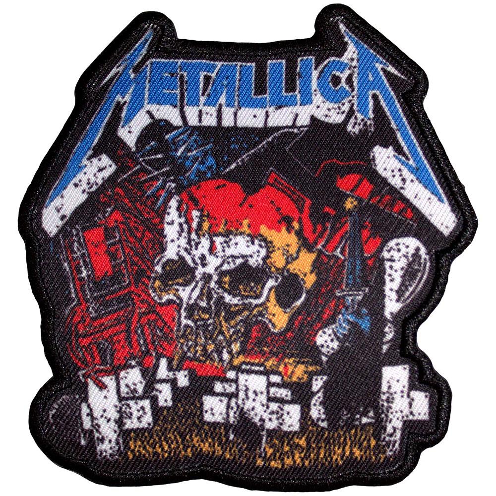 Metallica Parche Termoadhesivo Calavera Master Of Puppets
