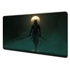 Cool Japanese Samurai Theme Large Mouse Pad Desk Mat Stitched Edge NonSlip Durable Pc Accessories Gaming Mats Mouse Carpet