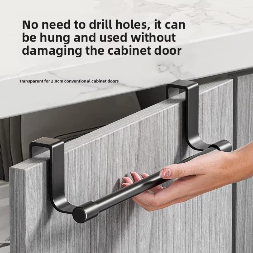 Multi-purpose Towel Rod Rag Hanger Towel Storage Organizer New Door Hanging Towel Racks