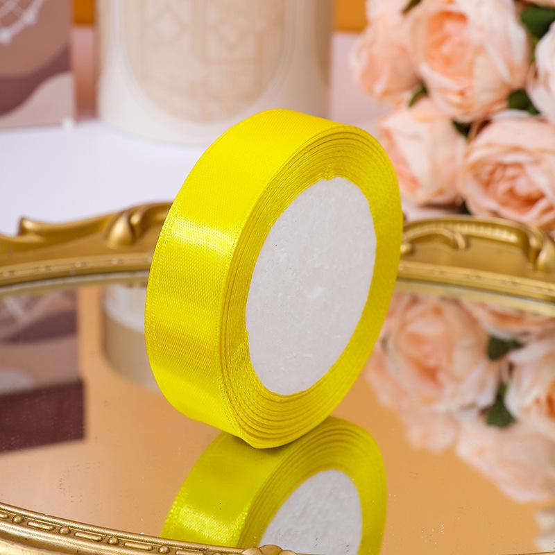 22meters/roll Wide 2cm Satin Ribbon Wedding Holiday Season Party Decor DIY Making Handmade Gift Wrapping Crafting Materials
