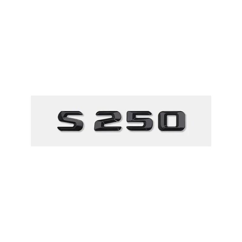 S63 65 160 S220 250 S480 S550 S600 Letter Logo Car Sticker for Mercedes Benz S Class Refit Rear Boot Displacement Trunk Label