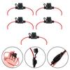 Waterproof Inline Fuse Holder Set 5 Pack of 12 For AWG Compatible Holders for 12V 30A Blade Fuses In Boats and Cars