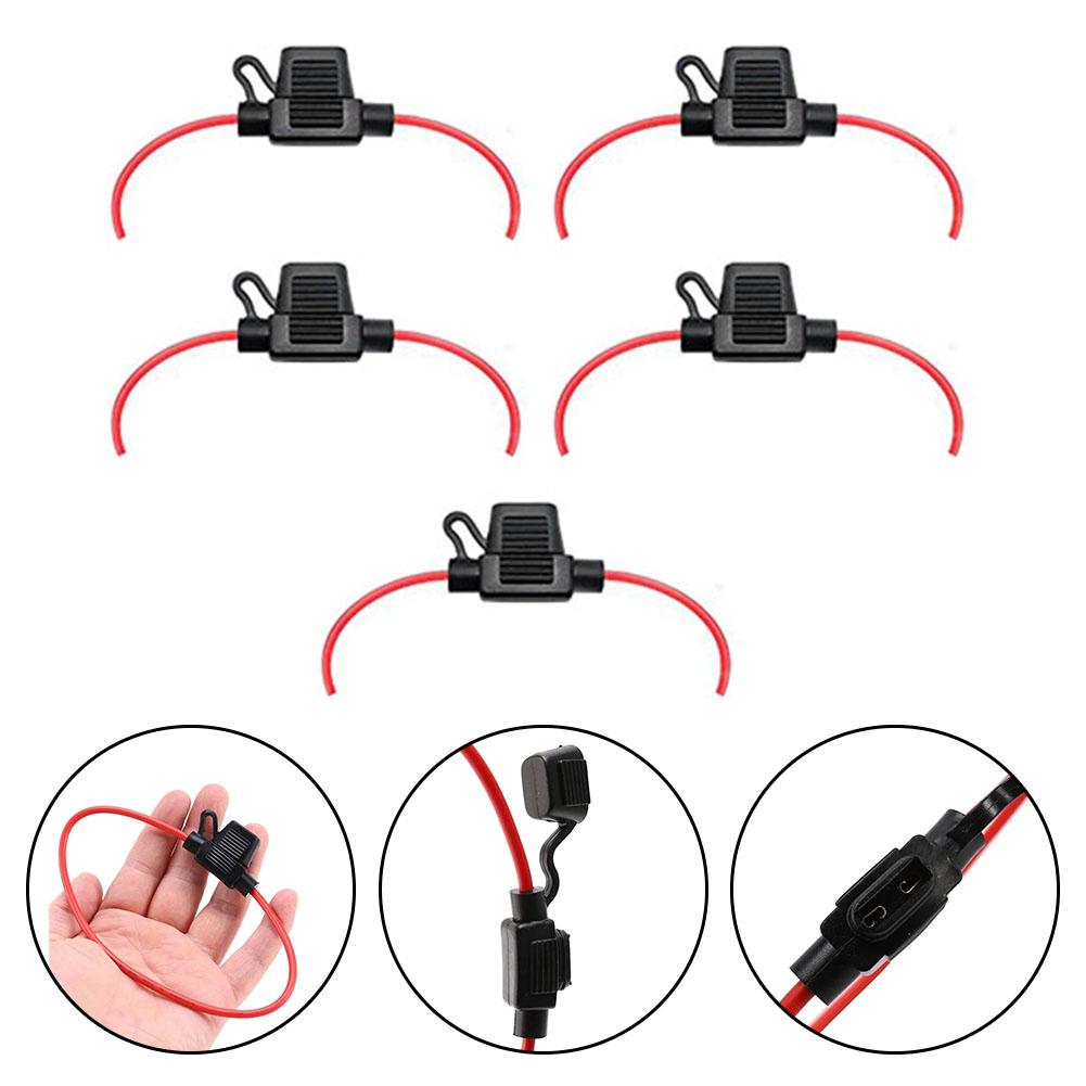 

Waterproof Inline Fuse Holder Set 5 Pack of 12 For AWG Compatible Holders for 12V 30A Blade Fuses in Boats and Cars China Mainland