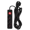 Extension Cord 3m, 3x1.5mm2, 3G, Black, ON/OFF
