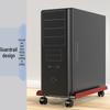 Mobile Computer Host Shelf with Wheels for Organization and Storage