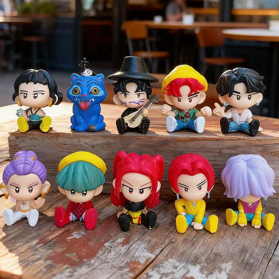 NEW Kpop Devil Hunter Rumi Zoe Mira anime chloride character collection desktop trinkets Childrens New Year Christmas gift