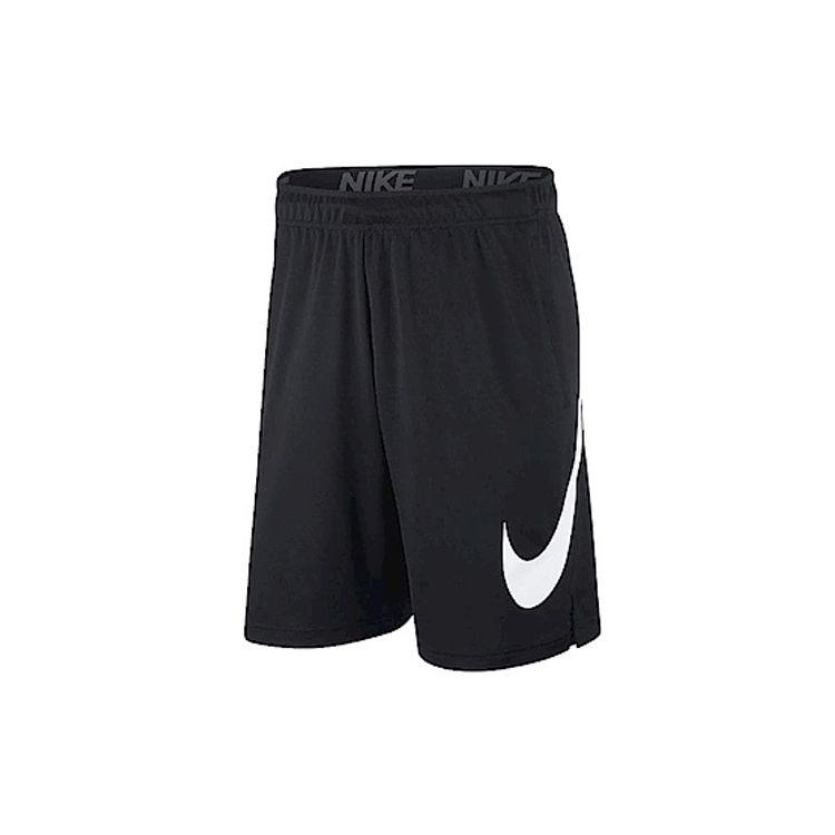 Nike Big Swoosh Logo Training Shorts Men Shorts Black CN9774-010