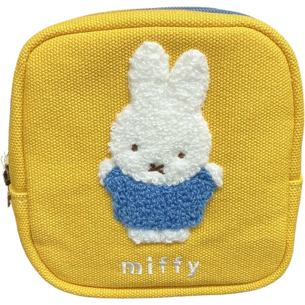 Marimo Craft MIFY Colorful Sagara Series Double Zipper Pouch Colorful Sagara MIFY small item storage character W100 x H100 x Yellow. pouch. Yellow.