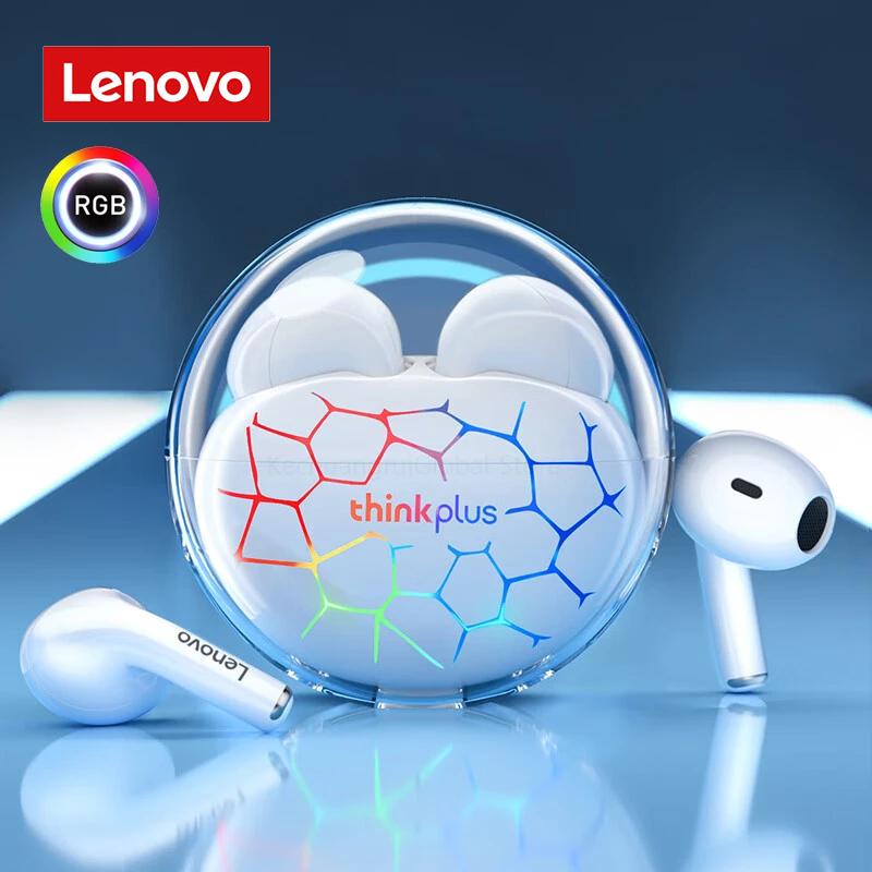 

Lenovo LP80 Pro TWS Bluetooth 5.3 Гарнитура RGB Спортивные HIFI Беспроводные игровые наушники с двойным шумоподавлением и низкой задержкой